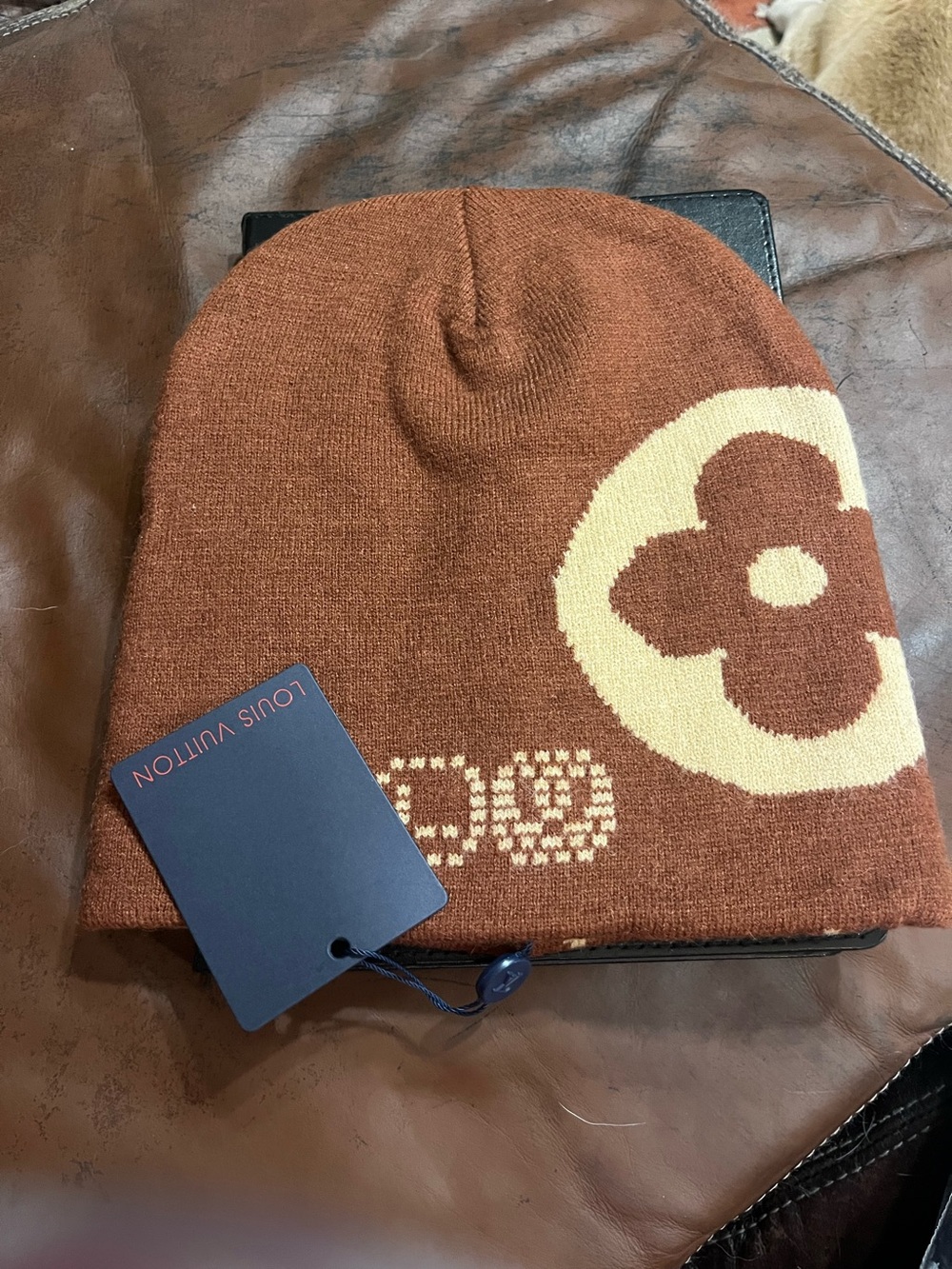 Louis. Vuitton. Pharrell. Monogram Reversible Winter Fall Beanie Cap